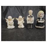 4 Vintage Japan Porcelain Figurines