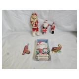 Vintage Christmas Dolls and Decorations