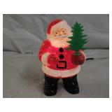 Vintage 1950s Royalite Lighted Plastic Santa Claus