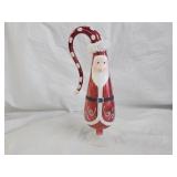 Hand Blown Hand Painted Art Glass Santa Claus
