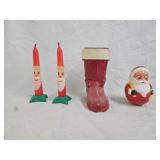Vintage Christmas Decorations & Toy