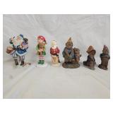 Cairn Studio Gnomes, Santa and Elf Figurines