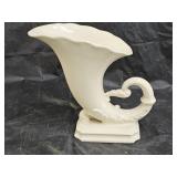 Vintage Crownford Porcelain Cornucopia Vase