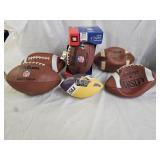 6 Assorted Footballs