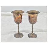 Wine goblets - BRASS