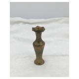 hexagon tulip brass candelholder