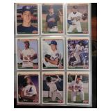 Baseball Cards four sleeves per bid