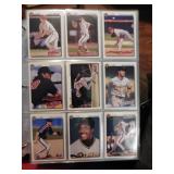 Four Sleeves of  Baseball cards