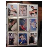 Four Sleeves of Baseball Cards per bid