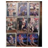4 Sleeves of baseball cards for one bid