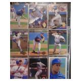 4 baseball cards sleeves for one bid