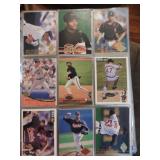 4 sleeves of baseball cards for one bid