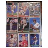 Four sleeves of baseball cards for one bid