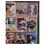 4 sleeves of baseball cards for one bid