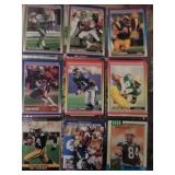 4 sleeves of football cards for one bid
