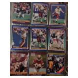 4 seeves of football cards for one bid