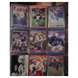 4 sleeves of football cards for one bid