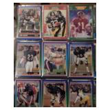 4 sleeves of football cards