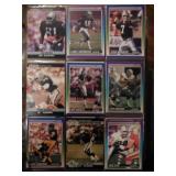 4 football cards sleeves for one bid