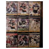 4 sleeves of football cards for one bid