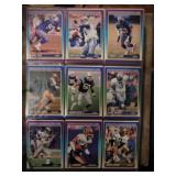 4 sleeves of football cards for one bid