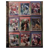 4 sleeves of football cards for one bid