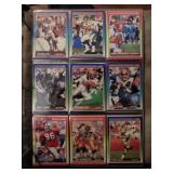 4 sleeves of football cards for one bid