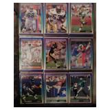 4 sleeves of football cards for one bid