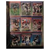 4 sleeves of football cards for one bid