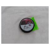 signed hockey puck