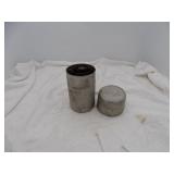 Antique aluminum thermos