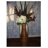 tALL WICKER FLOWER ARRANGMENT
