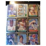 4 SLEEVES OF BASEBALL CARDS FOR ONE BID