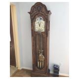 Sligh Grandfather Clock. There is a plaque that