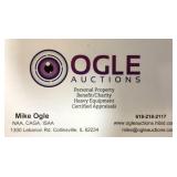 Welcome to Ogle Auctions--SEE TERMS FOR THIS