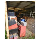 misc. tools, boxes, etc