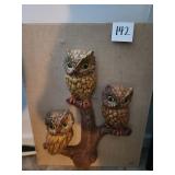 Ceramic Owl Wall Art