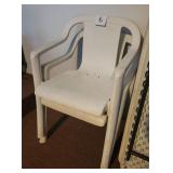 (2) Plastic Stacking Chairs