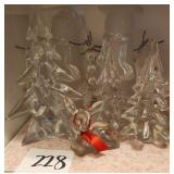 Glass Christmas Items
