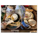 Antique Cups & Saucers, Plates, Decor