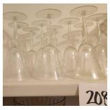 Antique Etched Wind Glasses