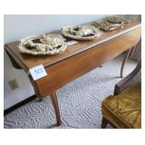 Long Maple Drop-Leaf Table