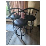 (3) Swivel Bar Stools