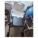 Shower Bench, Sit-Down Walker