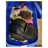 Plastic Bin w/Lid, Theatre Or Halloween Costumes
