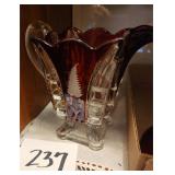 Antique EAPG Pitcher and MidCentury Bowl