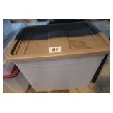 Plastic Bin w/Lid