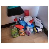 Contents of Closet, Cleaning Supplies