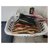 Laundry Basket, Hangers