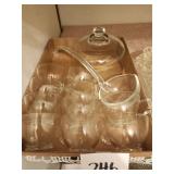 Punch Bowl Cups & Ladle, Butter Dome Lid
